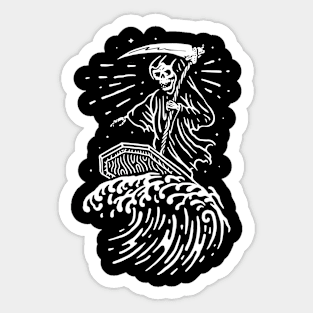 Grim Surfer Sticker